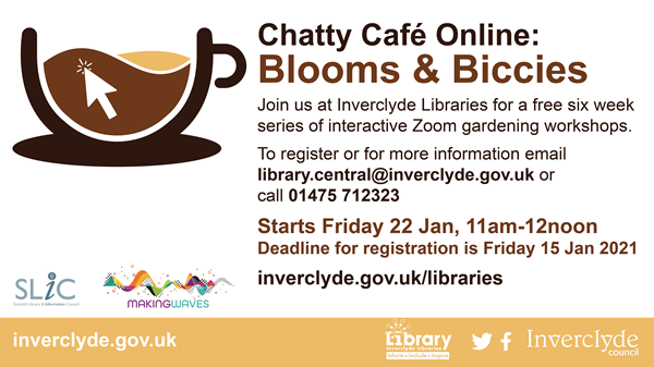 Blooms and Biccies online